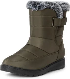 Alpine Swiss Lexie Womens Snow Boots Waterproof Faux Fur Warm Winter Comfortable Booties