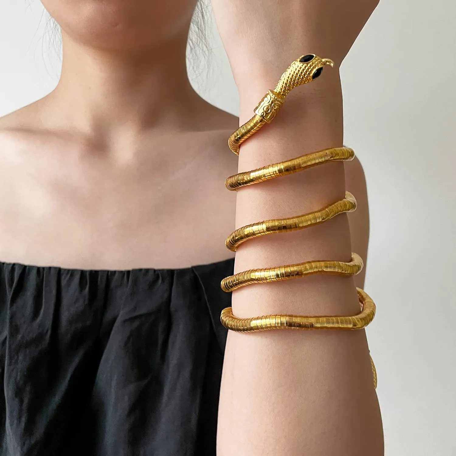 Bendable Snake Necklace & Bracelet - Flexible Adjustable Snake Choker for Women - Halloween Gifts