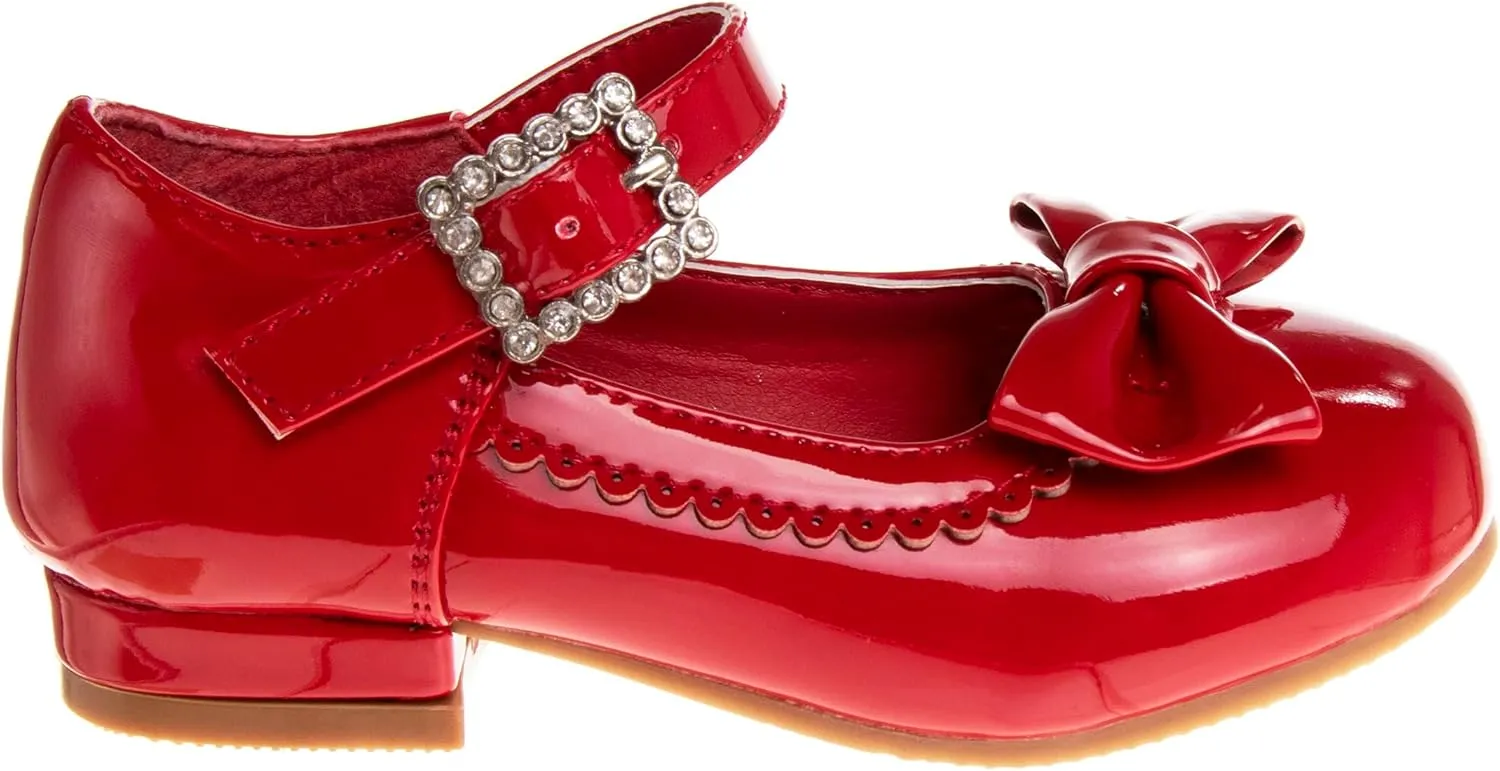 Josmo Girls Mary Jane Shoes - Stylish Comfortable Dress Footwear (Toddler - Little Kid - Big Kid)