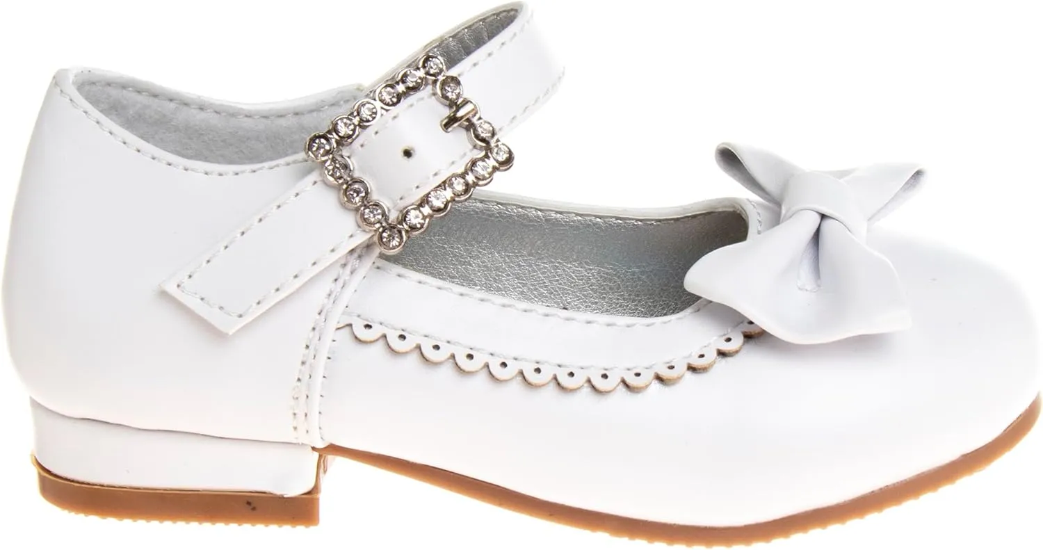 Josmo Girls Mary Jane Shoes - Stylish Comfortable Dress Footwear (Toddler - Little Kid - Big Kid)