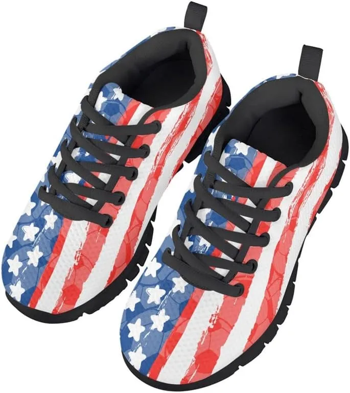 Judtueit Butterfly Lace Up Sports Shoes, Lightweight & Breathable Air Shoe, Jogger Sneakers(Toddler/Little Kid/Big Kid)
