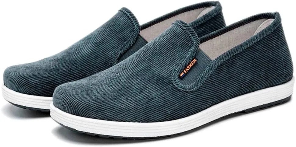 Men Slip On Sneaker Wide Width Orthopedic Shoes with Arch Support Comfortable Lightweight Breathable Casual Sneaker