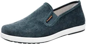 Men Slip On Sneaker Wide Width Orthopedic Shoes with Arch Support Comfortable Lightweight Breathable Casual Sneaker