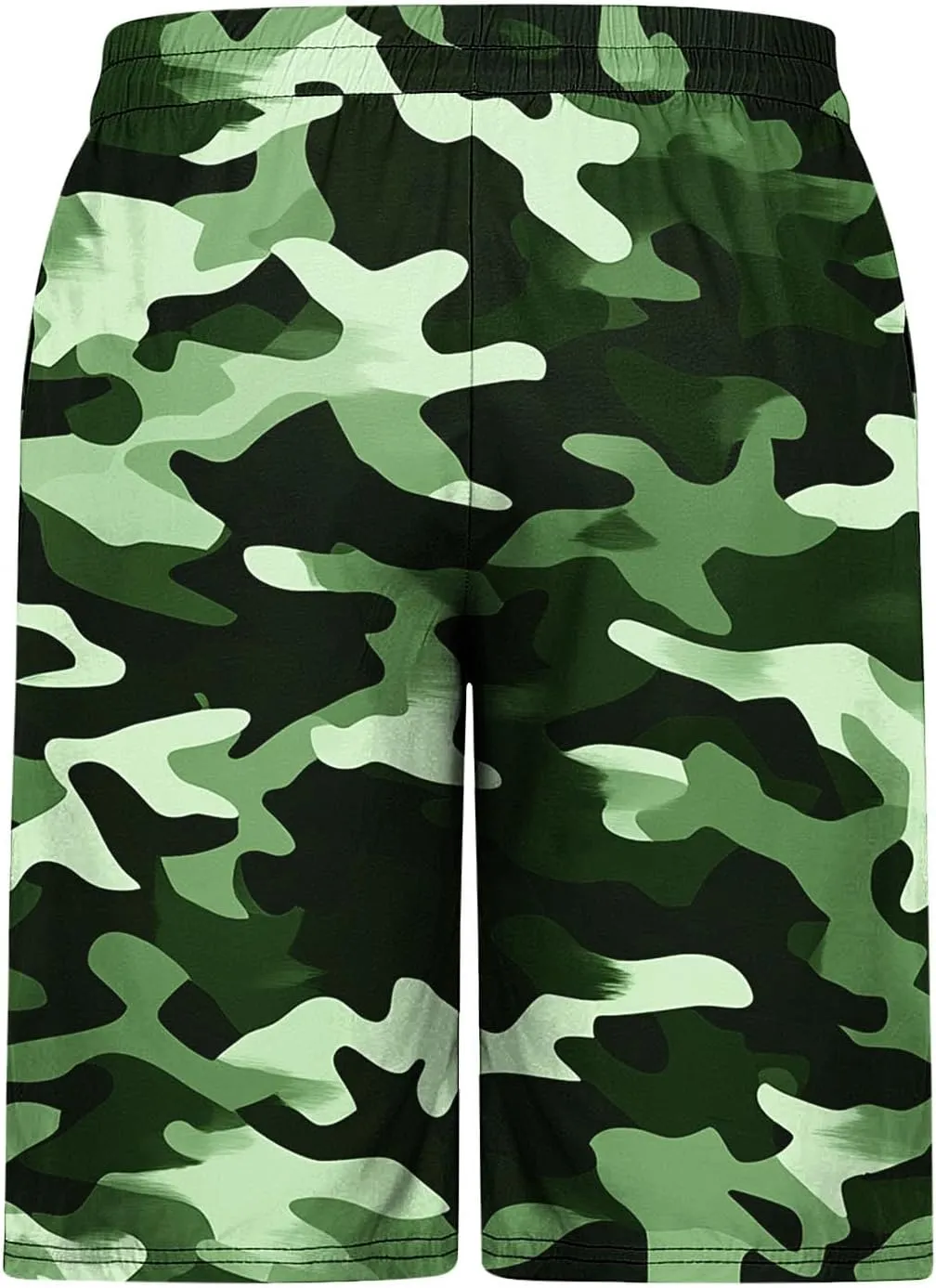 Men's Swim Trunks Summer Quick Dry Swimming Board Shorts Breathable Fit Hawaii Beach Sports Short with Pockets