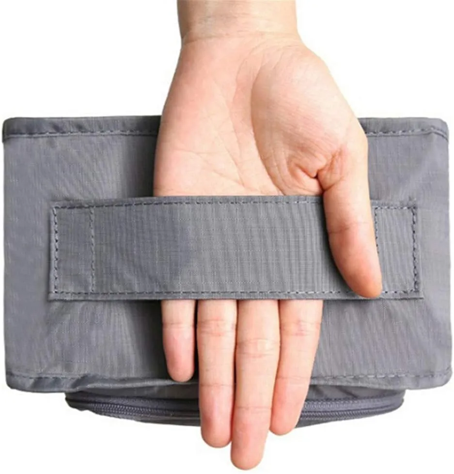 Travel Shoe Bag with Zipper Foldable Waterproof Portable Storage Organizer Bags,Gray