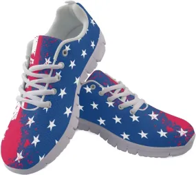 Women Fashion Sneaker Lace-Up Jogger Running Shoe Casual Walking Sneaker