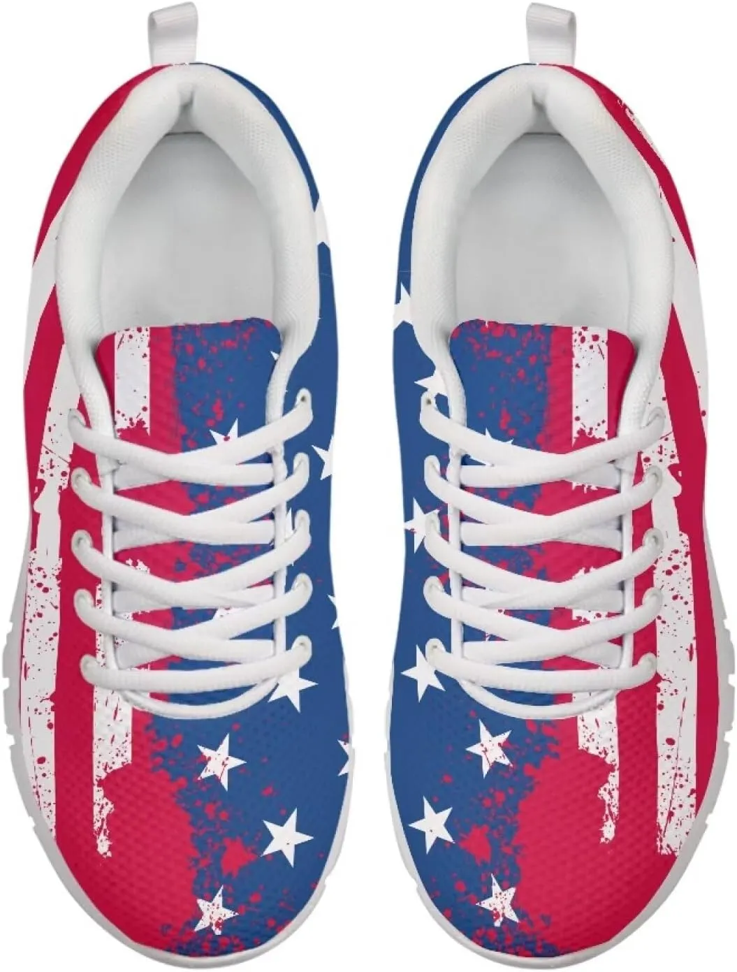 Women Fashion Sneaker Lace-Up Jogger Running Shoe Casual Walking Sneaker