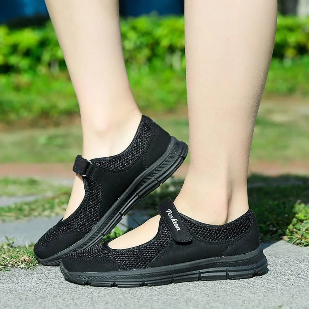Women's Fashion Sneaker Mesh Slip On Black Non Slip Shoes for Women Comfortable Casual Womens Shoes Women's Leopard Loafers Cheap Sneakers for Women