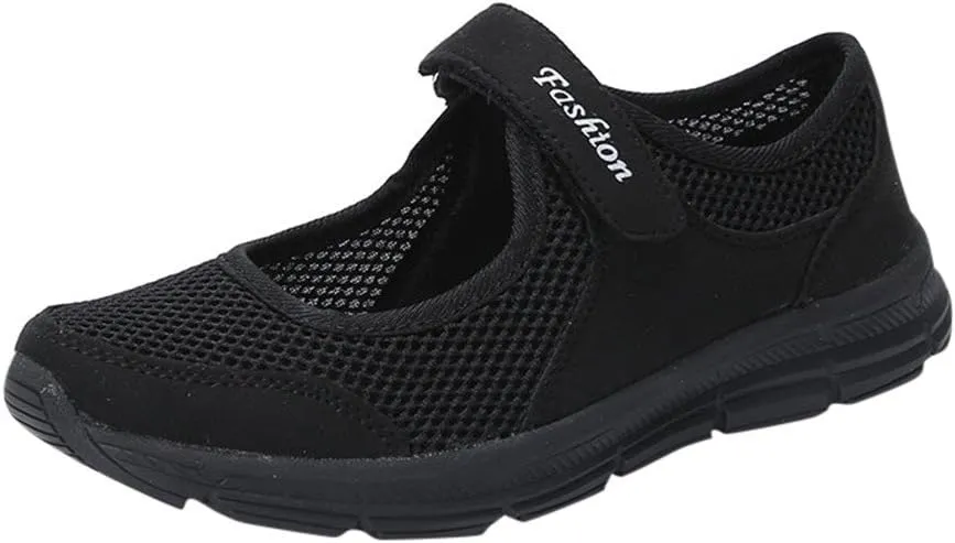 Women's Fashion Sneaker Mesh Slip On Black Non Slip Shoes for Women Comfortable Casual Womens Shoes Women's Leopard Loafers Cheap Sneakers for Women